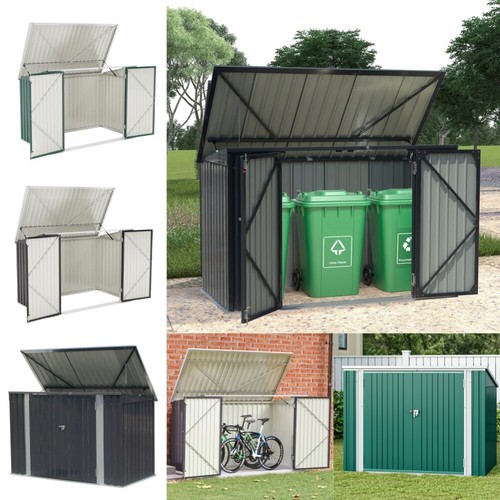 Garden lockable bicycle shed - lockable,