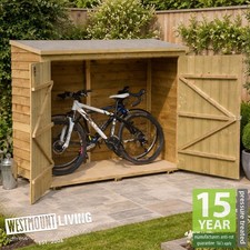 6x3 WOODEN GARDEN BIKE STORE