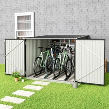 Outdoor Lockable Bicycle Shed